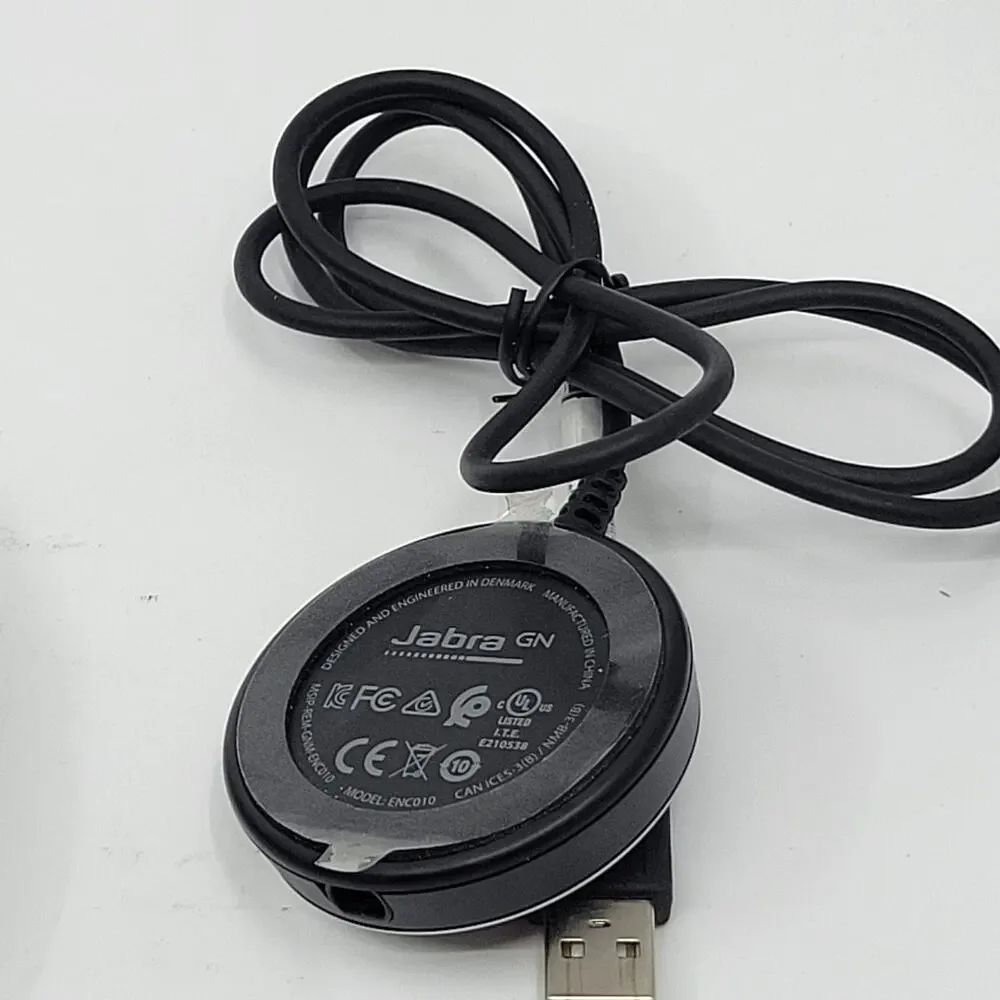 Jabra Evolve 40 Stereo Wired Headset HSC017 w/ ENC010 USB Controller with case